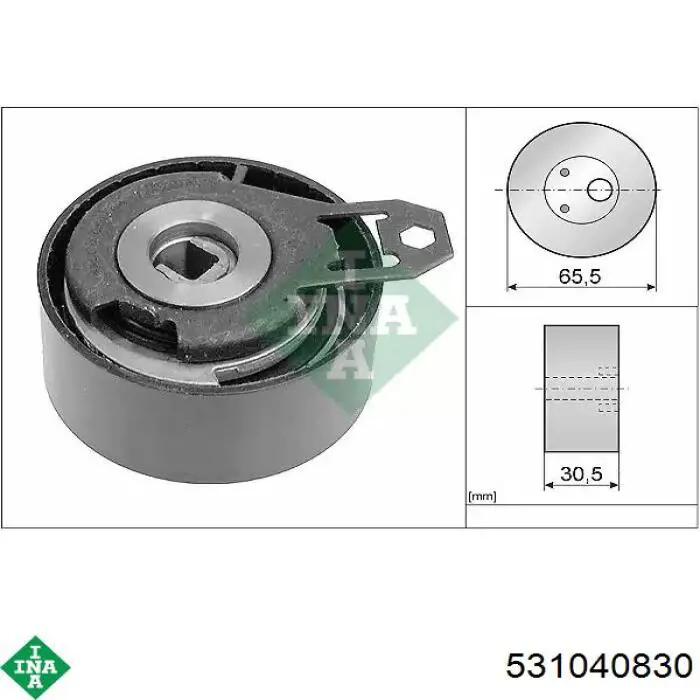 Rolka napinacza paska rozrządu INA 531040830 cena, od 26,29 USD