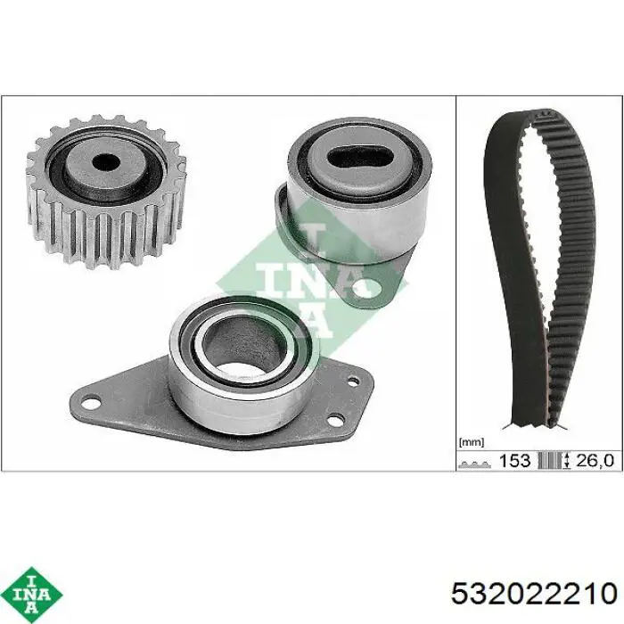 Rolka prowadząca kierunkowa paska rozrządu INA 532022210 cena, od 37,97 USD