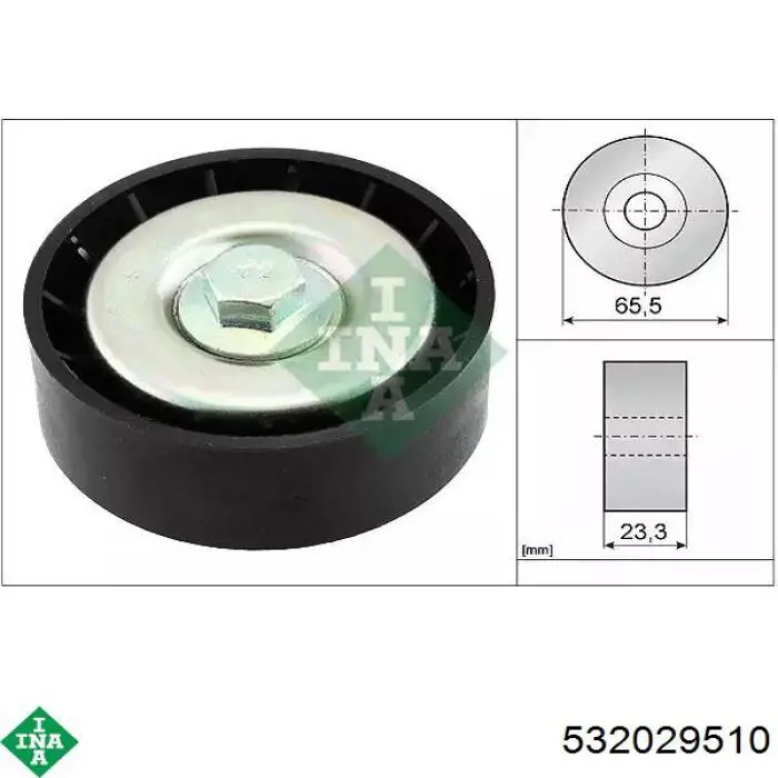 Rolka prowadząca, kierunkowa paska napędowego INA 532029510 cena, od 20,04 USD