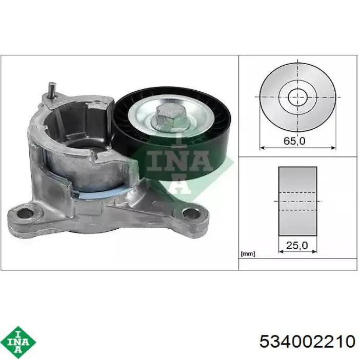 Napinacz paska napędowego INA 534002210 cena, od 21,58 USD