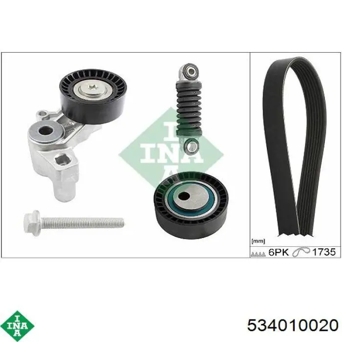 Do koszyka 534010020 INA Napinacz paska napędowego