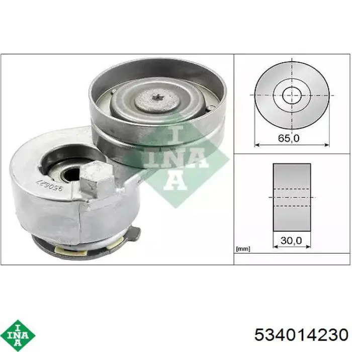 Napinacz paska napędowego INA 534014230 cena, od 23,84 USD