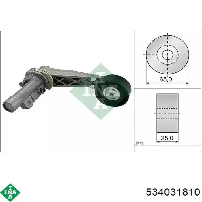 Napinacz paska napędowego INA 534031810 cena, od 20,68 USD