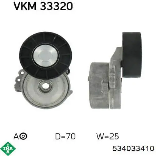 Do koszyka 534033410 INA Napinacz paska napędowego