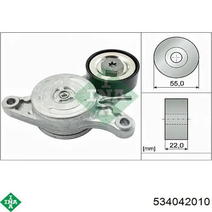 534 0420 10 INA napinacz paska napędowego
