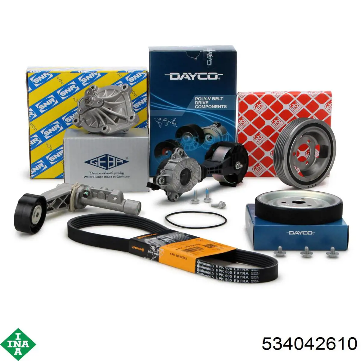 Napinacz paska napędowego INA 534042610 cena, od 133,86 USD