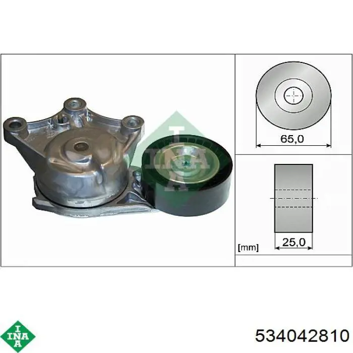 Do koszyka 534042810 INA Napinacz paska napędowego