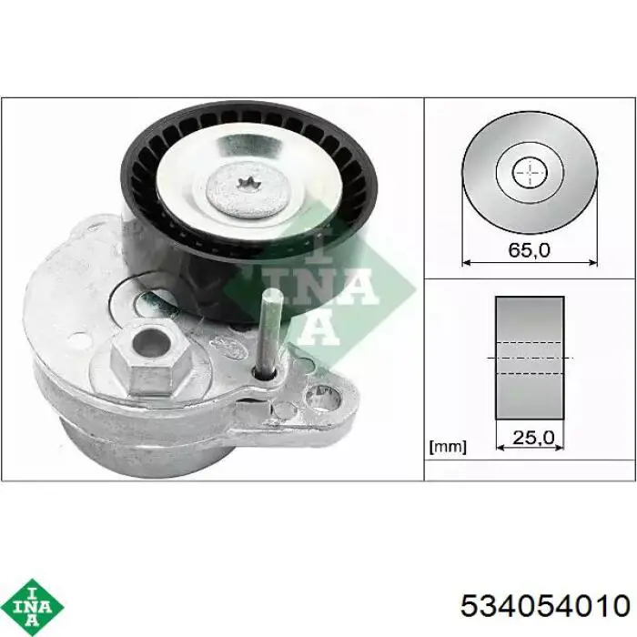 Napinacz paska napędowego INA 534054010 cena, od 47,07 USD