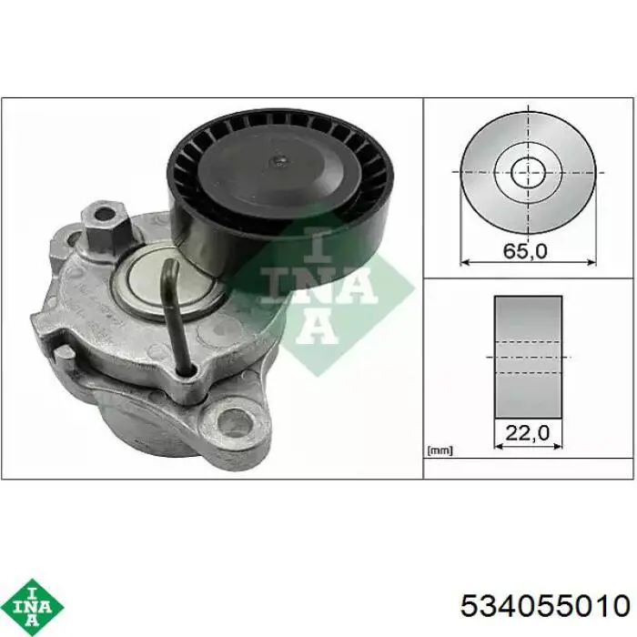 534055010 INA Napinacz paska napędowego