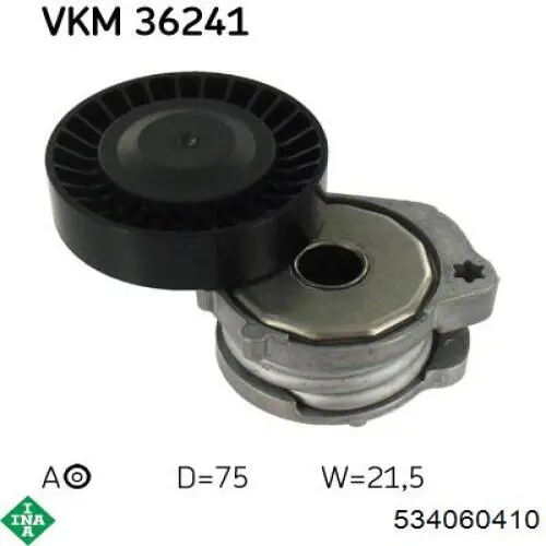 Napinacz paska napędowego INA 534060410 cena, od 73,73 USD