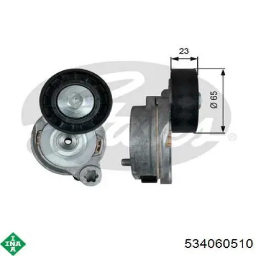 Do koszyka 534060510 INA Napinacz paska napędowego
