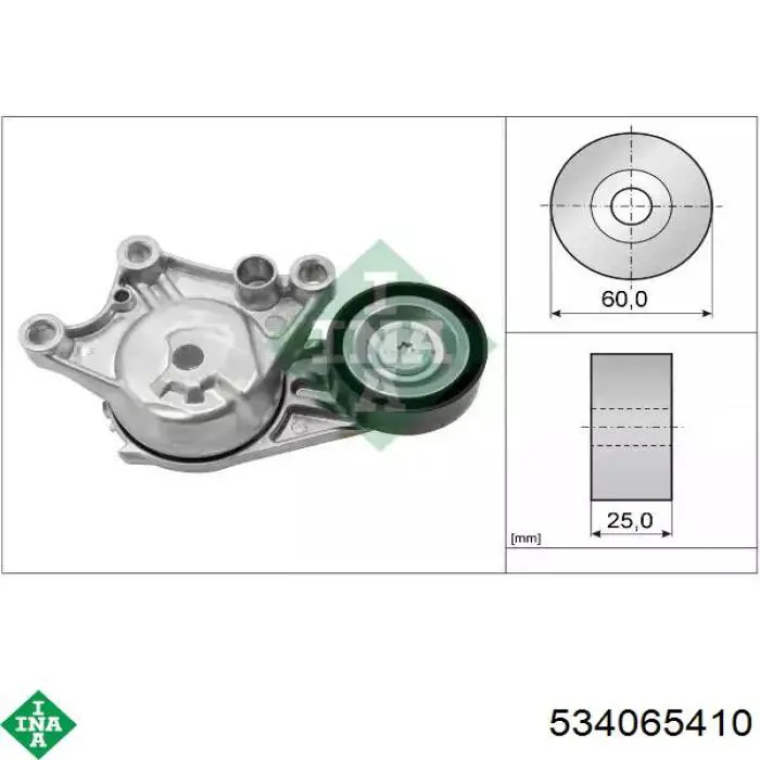 534 0654 10 INA napinacz paska napędowego