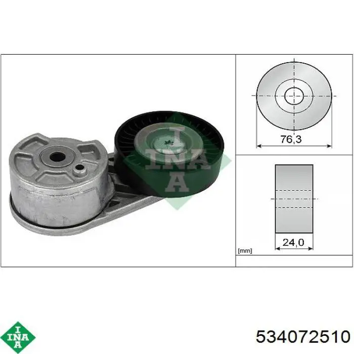 Napinacz paska napędowego Ford Focus IV kombi (HP) (2018 - 2026) cena, od 85,99 USD