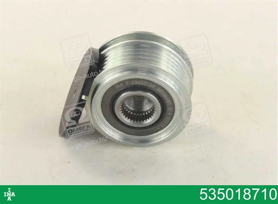 Koło pasowe alternatora INA 535018710 cena, od 54,76 USD