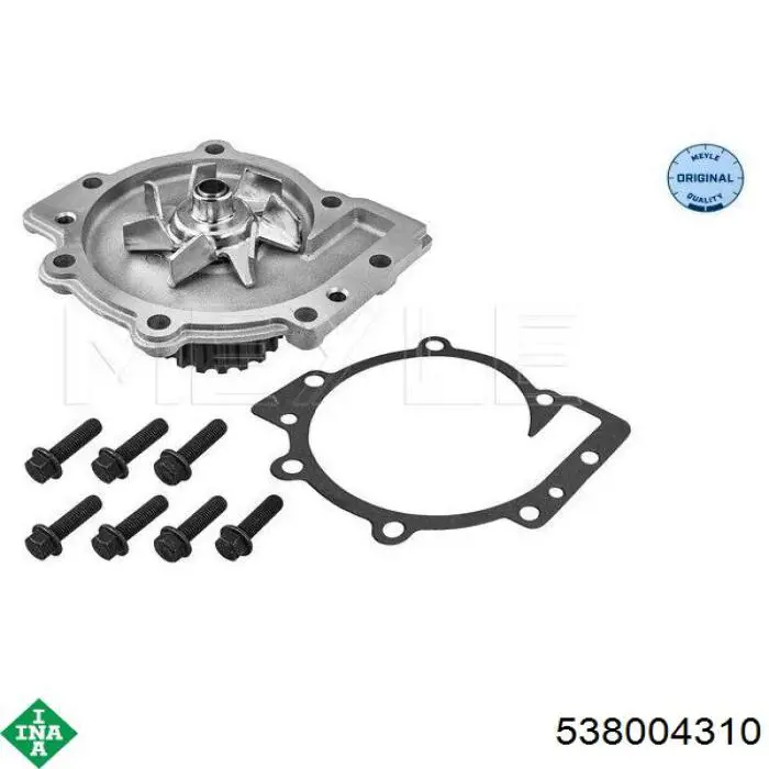 Do koszyka 538004310 INA Pompa chłodząca wodna