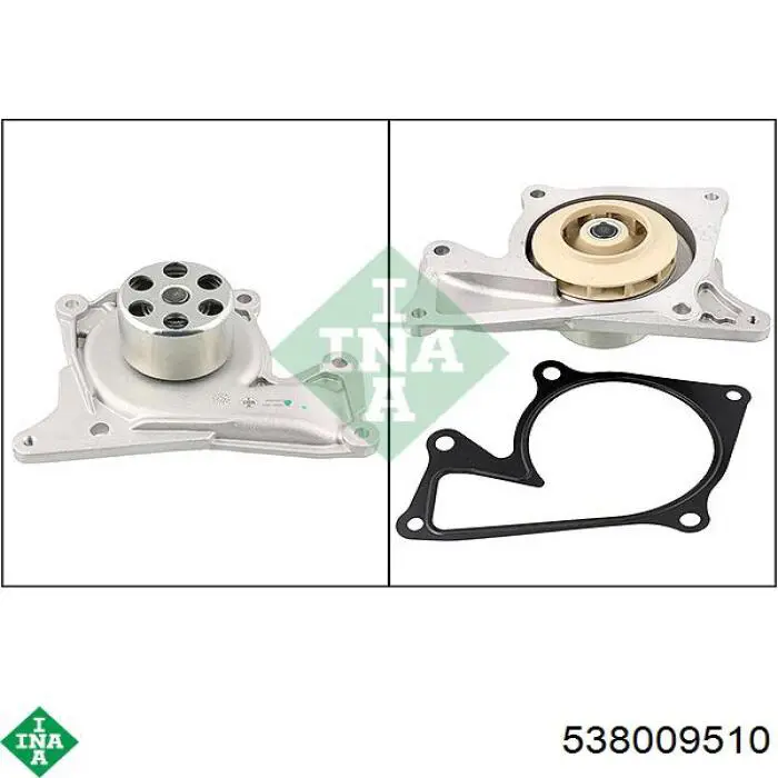 538 0095 10 INA pompa chłodzenia wodą, dodatkowa elektryczna