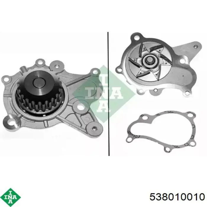 538 0100 10 INA pompa chłodząca wodna