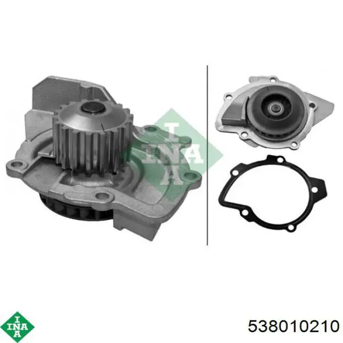 Pompa chłodząca wodna INA 538010210 cena, od 44,54 USD