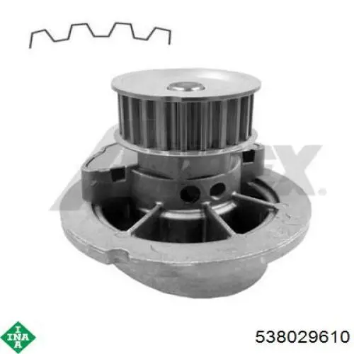 Pompa chłodząca wodna INA 538029610 cena, od 33,84 USD