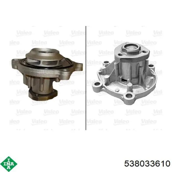 Pompa chłodząca wodna INA 538033610 cena, od 36,27 USD