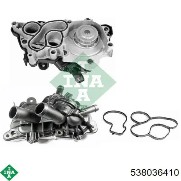 Pompa chłodzenia wodą, w komplecie z obudową INA 538036410 cena, od 210,64 USD