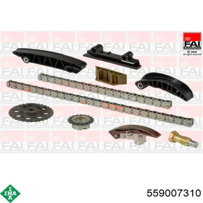 Łańcuch rozrządu, zestaw INA 559007310 cena, od 172,32 USD