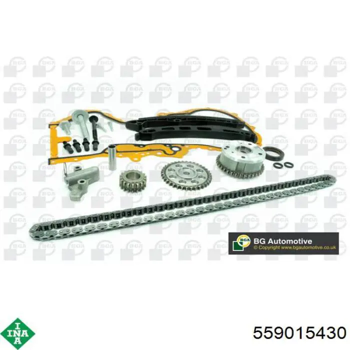 Do koszyka 559015430 INA Łańcuch rozrządu górny, zestaw