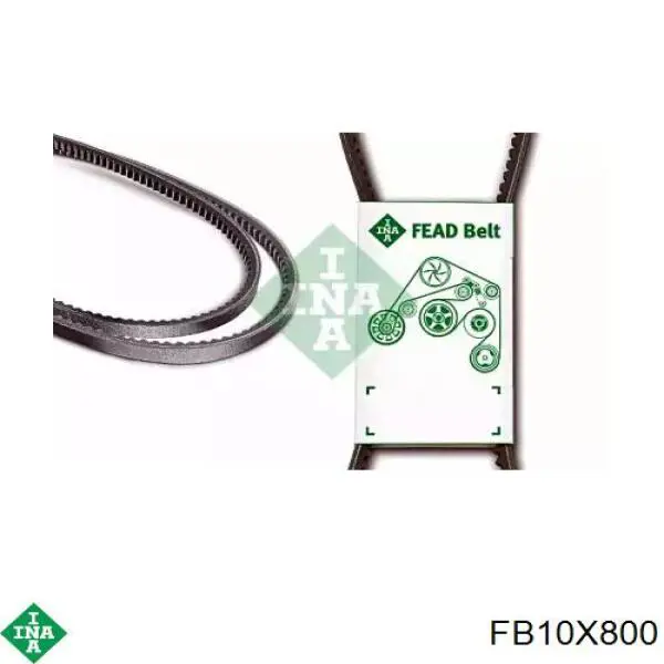Pas napędowy mechanizmów INA FB10X800 cena, od 7,46 USD