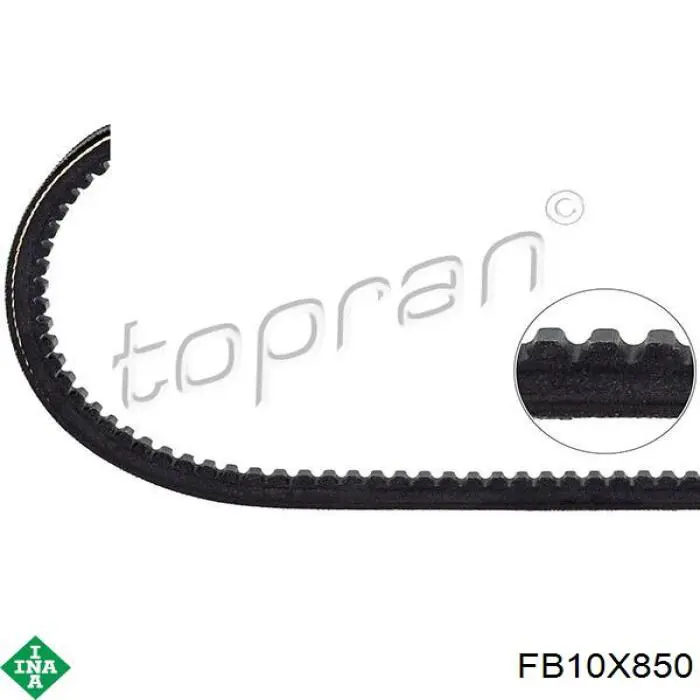 Pas napędowy mechanizmów INA FB10X850 cena, od 6,95 USD