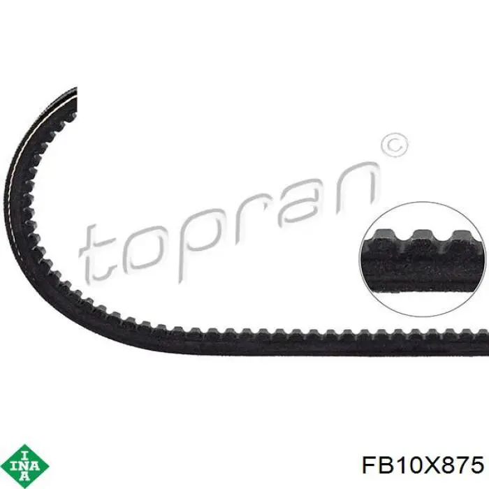 Pas napędowy mechanizmów INA FB10X875 cena, od 4,63 USD