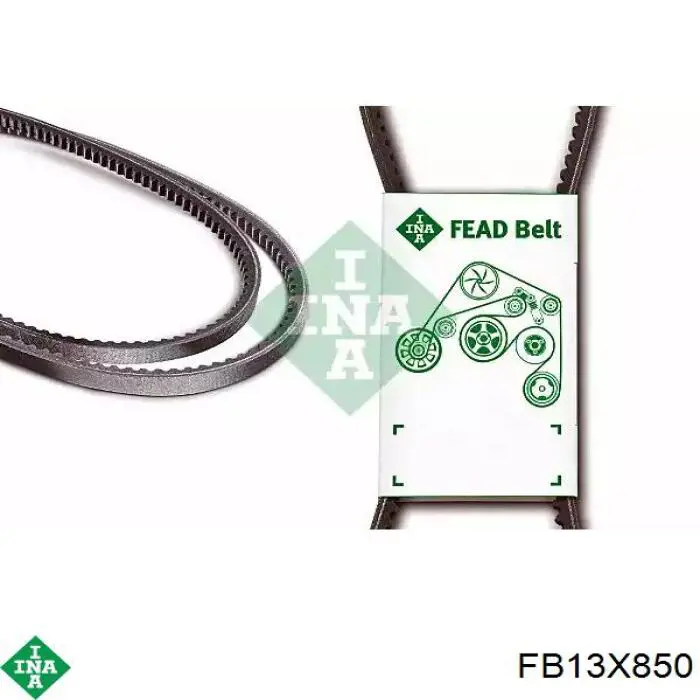 FB13X850 INA pas napędowy mechanizmów