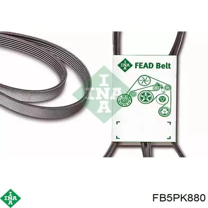 FB5PK880 INA Pas napędowy mechanizmów