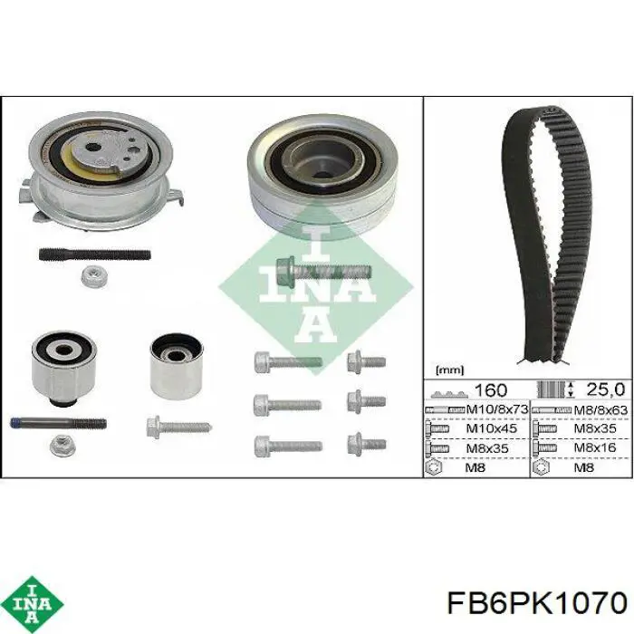 Do koszyka FB6PK1070 INA Pas napędowy mechanizmów