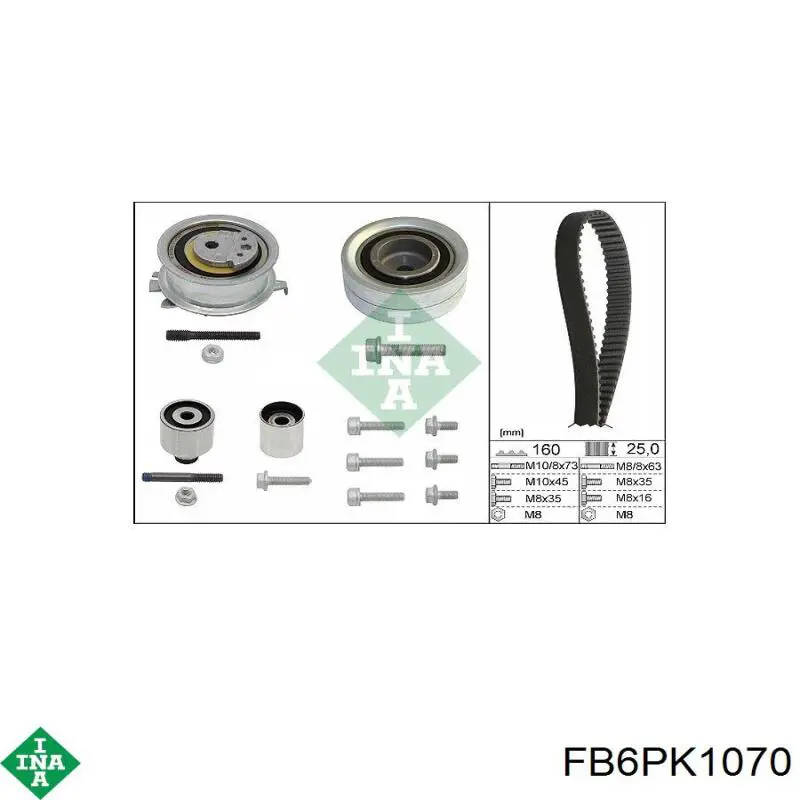 Pas napędowy mechanizmów INA FB6PK1070 cena, od 14,52 USD