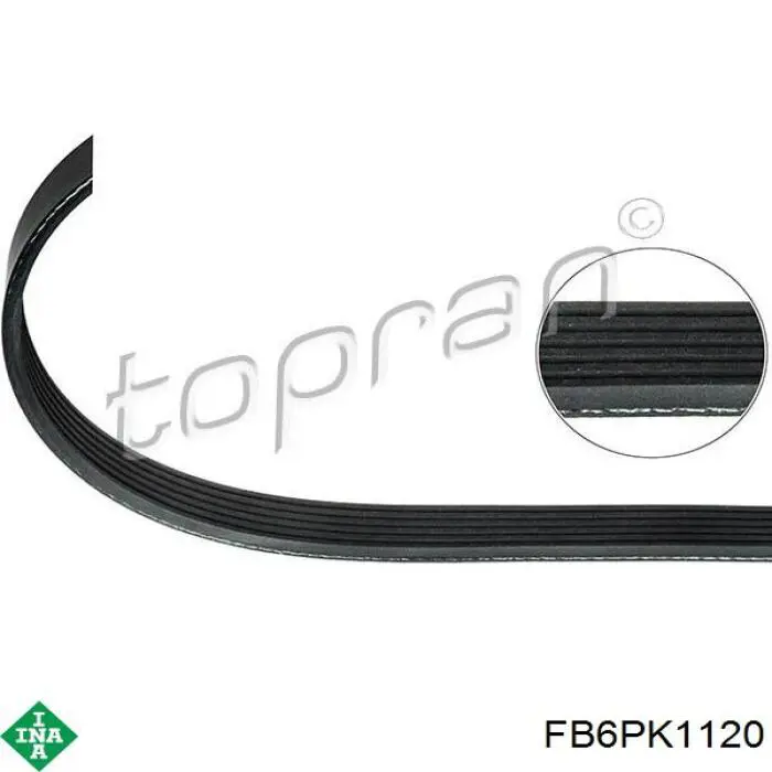 Pas napędowy mechanizmów INA FB6PK1120 cena, od 15,93 USD