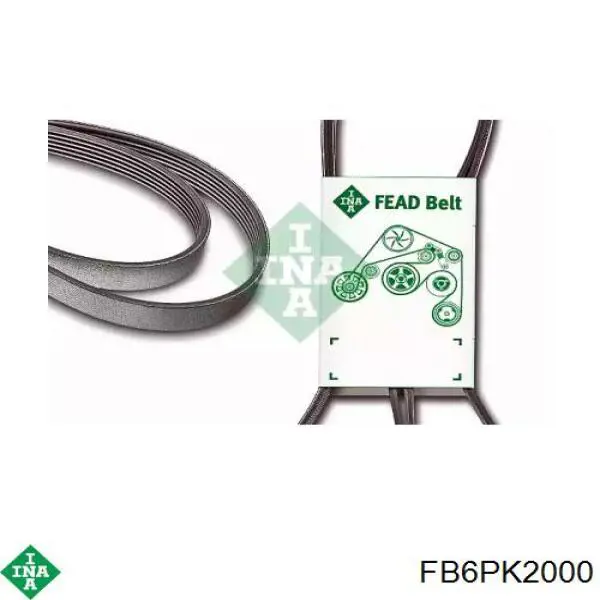 Pas napędowy mechanizmów INA FB6PK2000 cena, od 18,16 USD