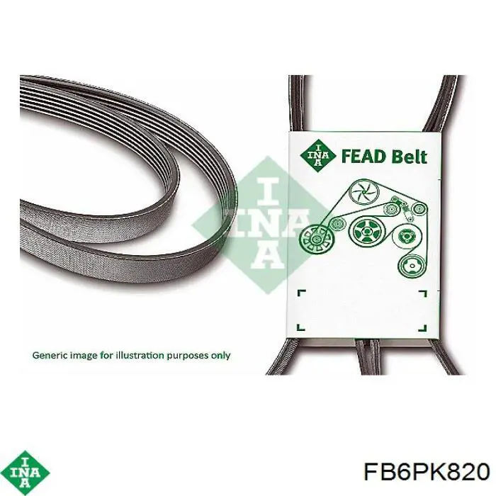 Pas napędowy mechanizmów INA FB6PK820 cena, od 11,12 USD