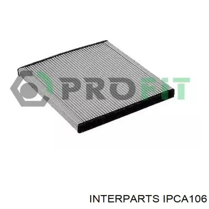 Do koszyka IPCA106 Interparts Filtr kabiny