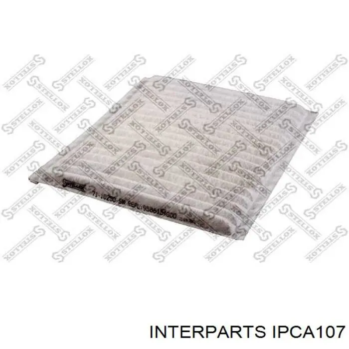 Do koszyka IPCA107 Interparts Filtr kabiny