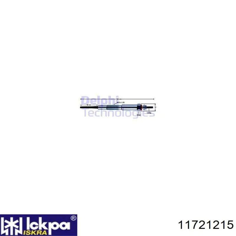 Świeca żarowa Iskra 11721215