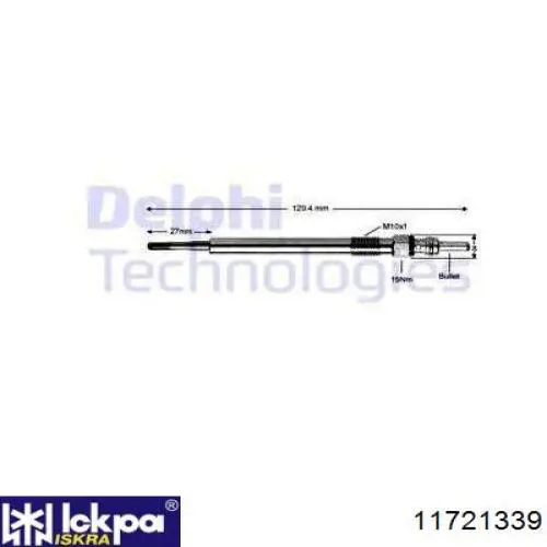 11721339 Iskra Świeca żarowa