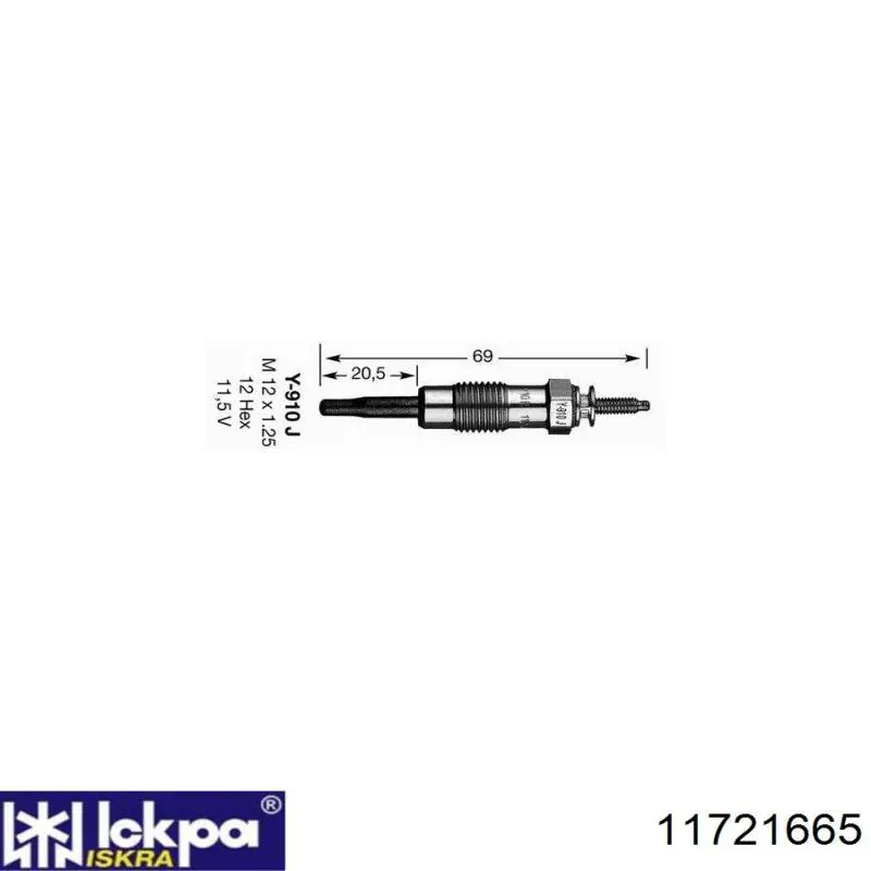 Do koszyka 11721665 Iskra Świeca żarowa