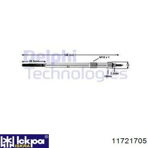 Do koszyka 11721705 Iskra Świeca żarowa