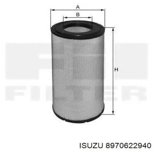 Do koszyka 8970622940 Isuzu Filtr powietrza