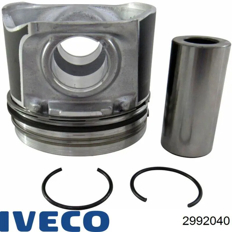 Do koszyka 2992040 Iveco Tłok, komplet do jednego cylindru, STD