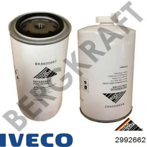 Filtr paliwa Iveco 2992662 cena, od 23,19 USD