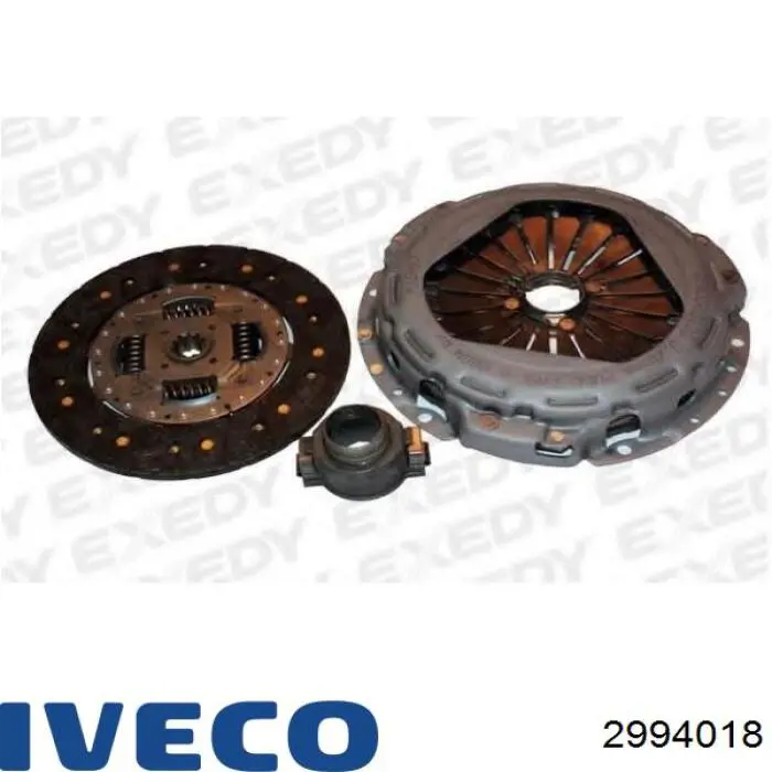 Zestaw sprzęgła (3 części) 2994018 Iveco