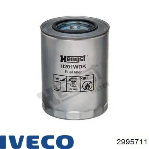 Filtr paliwa Iveco 2995711 cena, od 38,20 USD