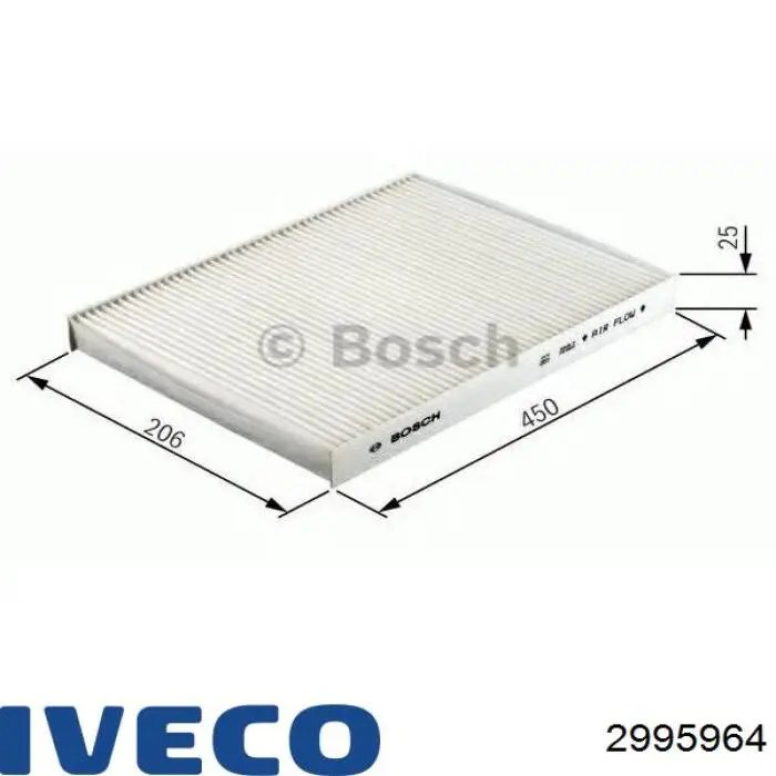 Do koszyka 2995964 Iveco Filtr kabiny