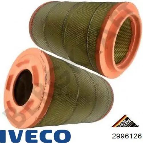 Filtr powietrza Iveco 2996126 cena, od 80,69 USD